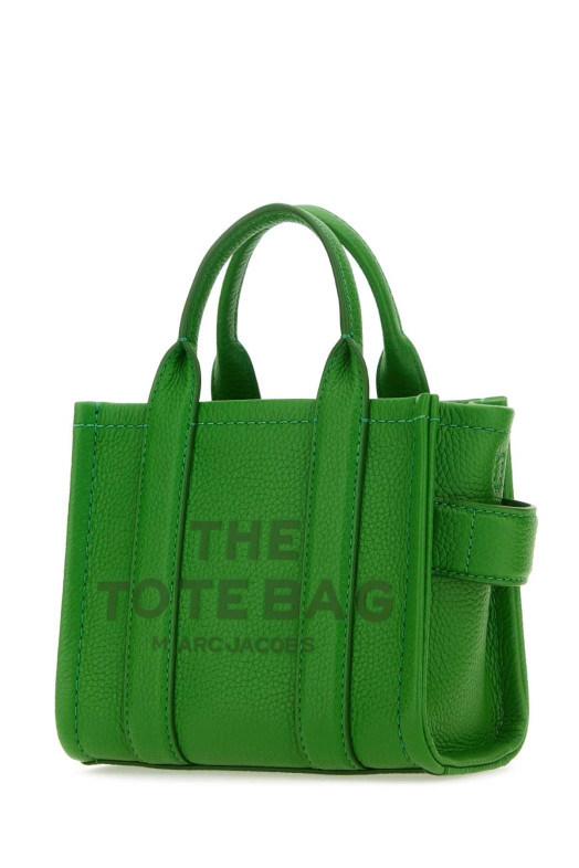 Green leather micro The Tote Bag handbag Green MARC JACOBS (H053L01RE22)