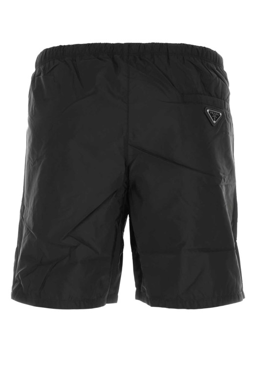 Black nylon swimming shorts Black PRADA (UB333S2311WQ9)