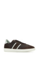 Dark brown suede and leather Achille sneakers SALVATORE FERRAGAMO (021572789115M)