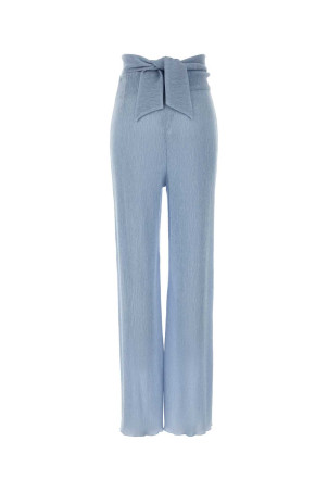 Светло-голубые брюки из эластичной смеси лиоцелла BLUE MAGDA BUTRYM (199426)