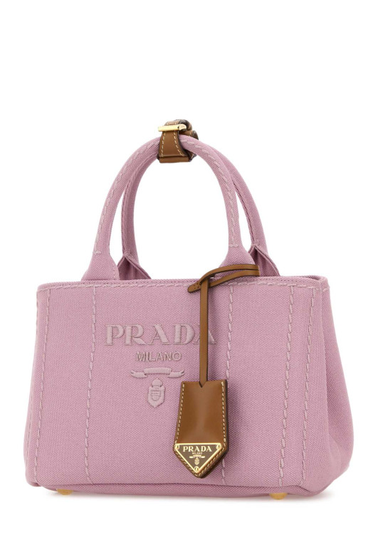 Pink canvas shopping bag PRADA (1BA038V8OM2CYA)
