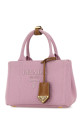 Pink canvas shopping bag PRADA (1BA038V8OM2CYA)