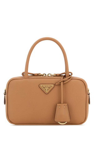 Кожаная сумка PRADA цвета персик (1BB1522CYS)