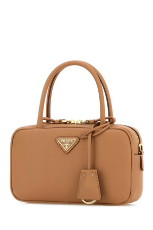 Кожаная сумка PRADA цвета персик (1BB1522CYS)