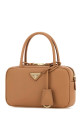 Кожаная сумка PRADA цвета персик (1BB1522CYS)