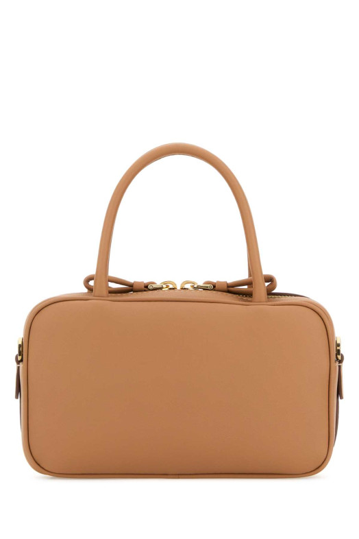 Кожаная сумка PRADA цвета персик (1BB1522CYS)