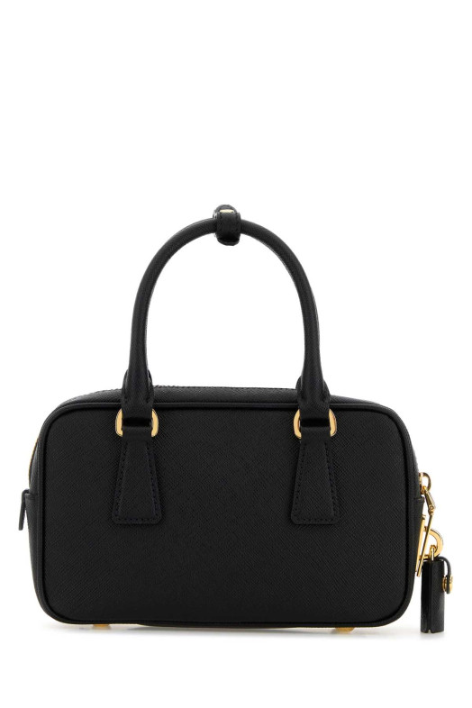 Черная кожаная сумка Black PRADA (1BB157VEOONZV)