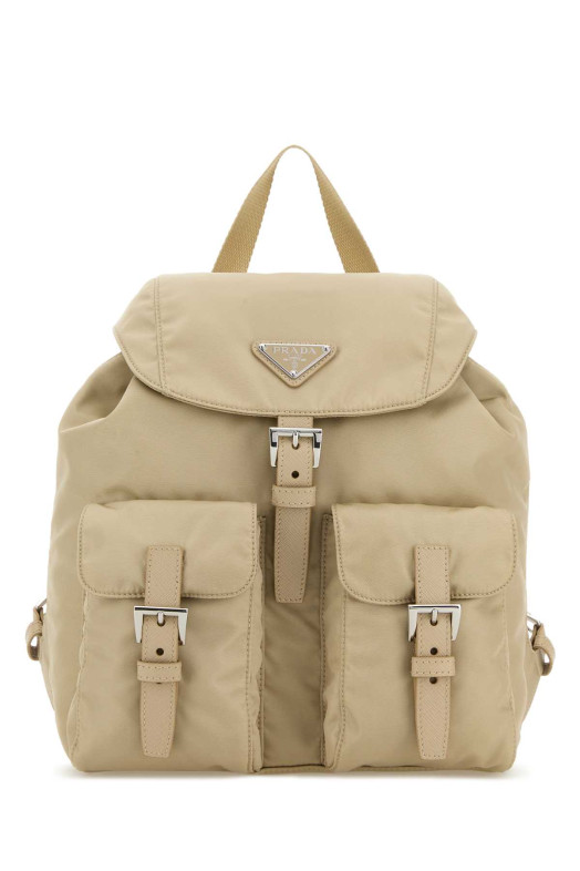 Sand Re-nylon small backpack PRADA (1BZ677RV44)