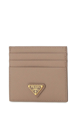 Powder pink leather card holder PRADA (1MC025QHH)