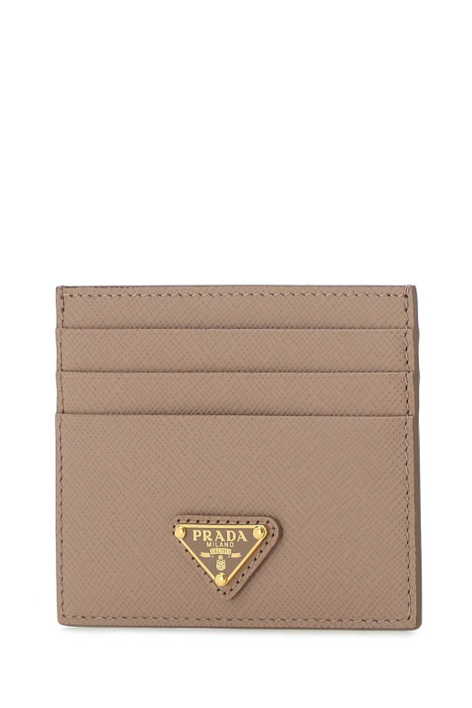 Powder pink leather card holder PRADA (1MC025QHH)
