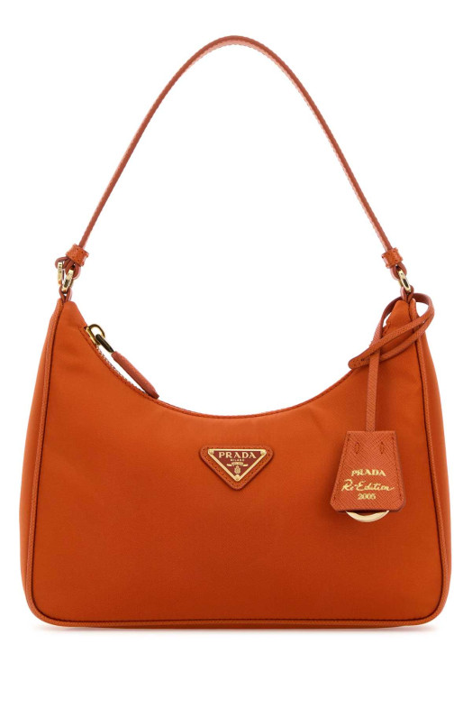 Orange Re-Nylon Prada Re-Edition 2005 shoulder bag PRADA (1N204XR064)