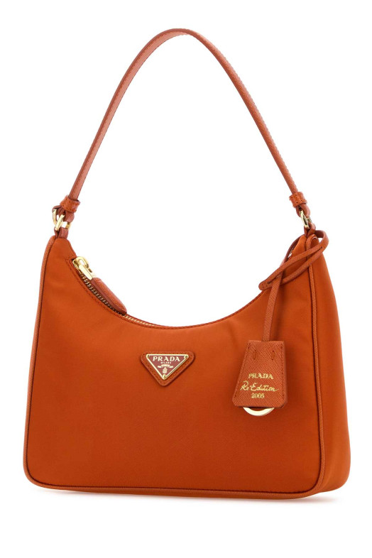 Orange Re-Nylon Prada Re-Edition 2005 shoulder bag PRADA (1N204XR064)