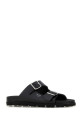 Black leather slippers Black PRADA (1XX792F0203LKK)