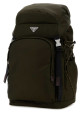 Olive green canvas backpack PRADA (2VZ1232DMG)