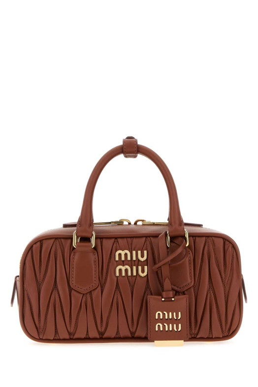 Кожаная сумка Arcadie MIU MIU (5BB142VOONAN88)
