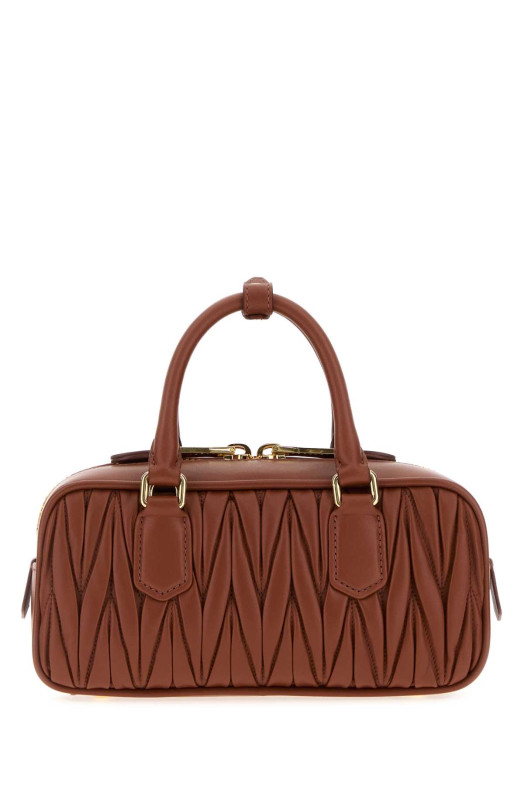 Кожаная сумка Arcadie MIU MIU (5BB142VOONAN88)