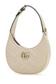 Ivory leather small GG Marmont  shoulder bag GUCCI (699514AAET8)