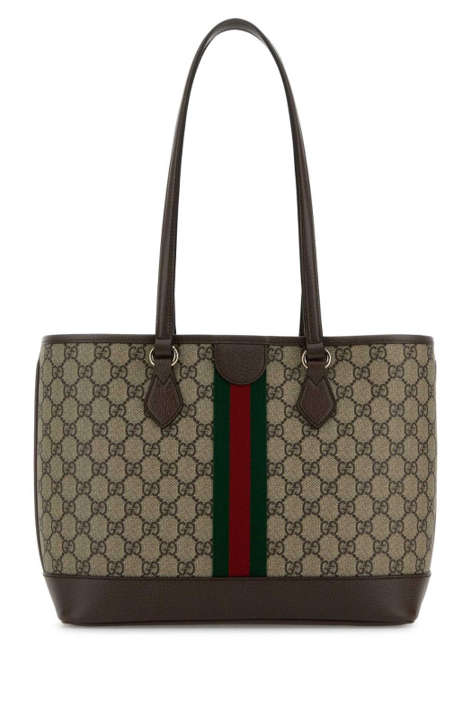 Сумка для покупок Ophidia из печатного полотна GUCCI (836849FAE0J)