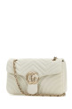 White nappa leather medium GG Marmont shoulder bag GUCCI (837267AAE38)