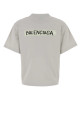 Chalk cotton t-shirt Gray BALENCIAGA (850990TTVL6)