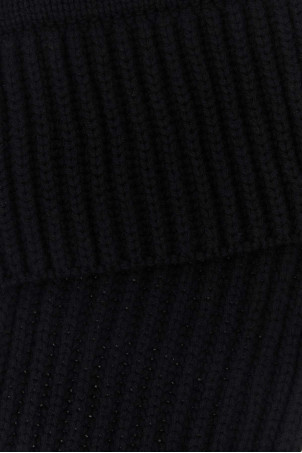 Чорний шарф із вовняної суміші Чорний GUCCI (8531663GB02)