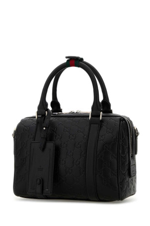 Black leather handbag GUCCI (855789AAFOM)