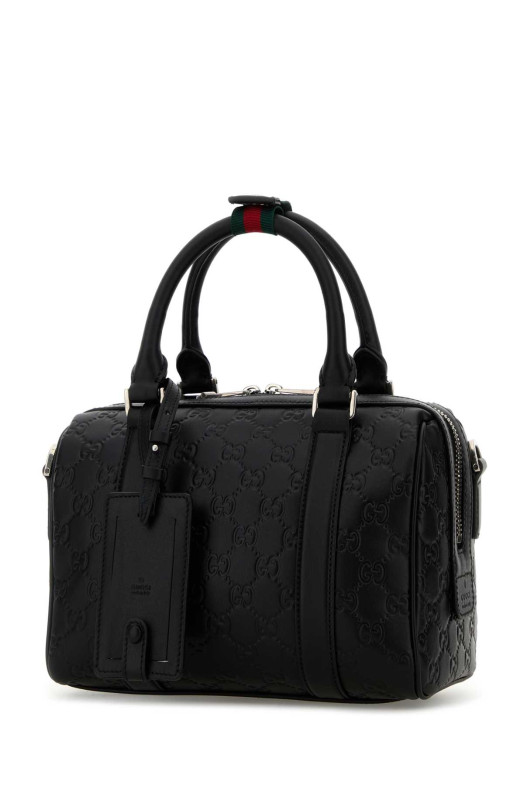 Black leather handbag GUCCI (855789AAFOM)