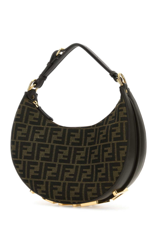 Embroidered fabric small Fendigraphy handbag FENDI (8BR798ALP3)