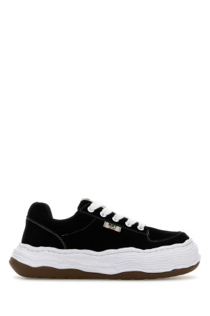 Black velvet Oliver sneakers Black MAISON MIHARA YASUHIRO (A15FW702)