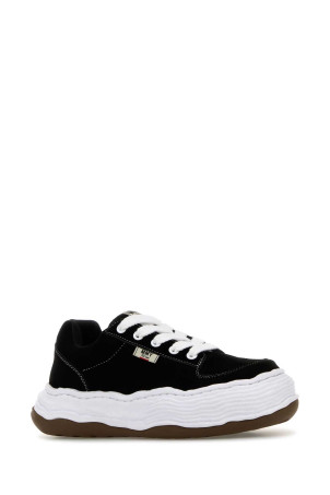 Black velvet Oliver sneakers Black MAISON MIHARA YASUHIRO (A15FW702)