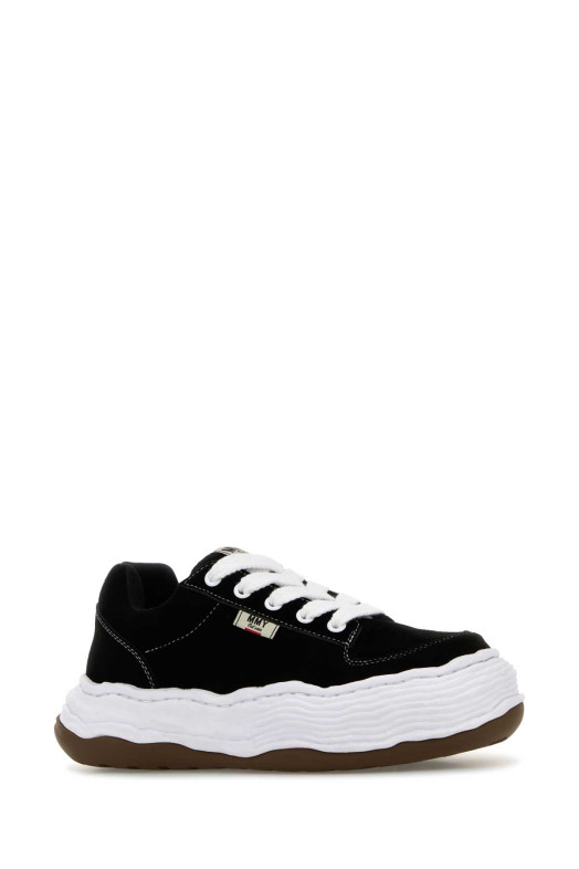Black velvet Oliver sneakers Black MAISON MIHARA YASUHIRO (A15FW702)