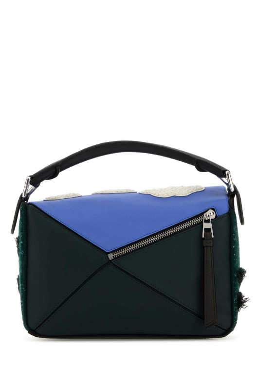 Embroidered fabric small Puzzle handbag LOEWE (A510S21XD2)
