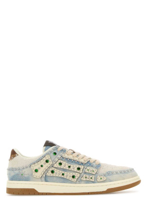Denim Stud Skel  sneakers Blue AMIRI (AMSNSN1002)