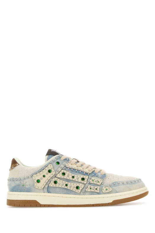 Denim Stud Skel  sneakers Blue AMIRI (AMSNSN1002)