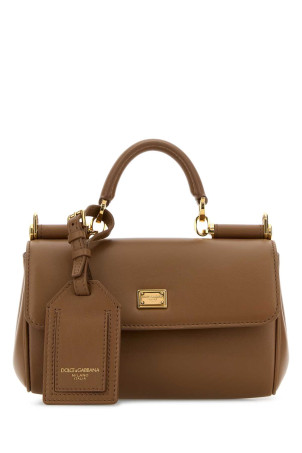 Biscuit leather My Sicily handbag DOLCE & GABBANA (BB7864B7321)