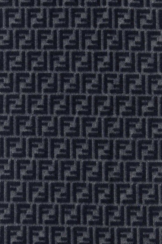 Вышитый шерстяной двусторонний шарф FENDI (FXS373ATQB)