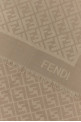 Dove grey silk blend scarf FENDI (FXT069AJW7)