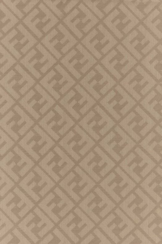 Dove grey silk blend scarf FENDI (FXT069AJW7)