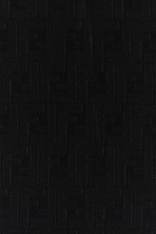 Черный шелковый шарф Black FENDI (FXT185ANBE)