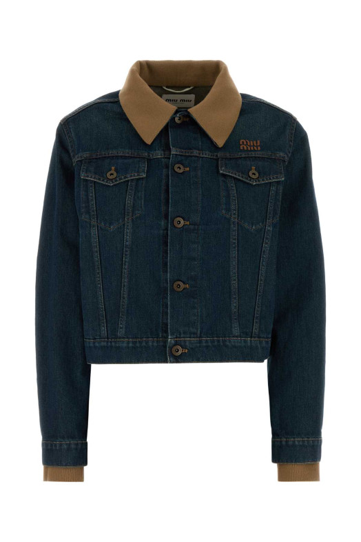 Denim jacket Blue MIU MIU (GWB278SOOO17OM)