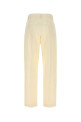 Ivory cotton pant JIL SANDER (J02KA0385J45322)