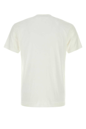 White lyocell blend t-shirt TOM FORD (JCS004JMT012)