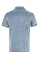 Light blue velvet polo shirt TOM FORD (JPS011JMC093)