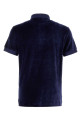 Navy blue velvet polo shirt TOM FORD (JPS011JMC093)