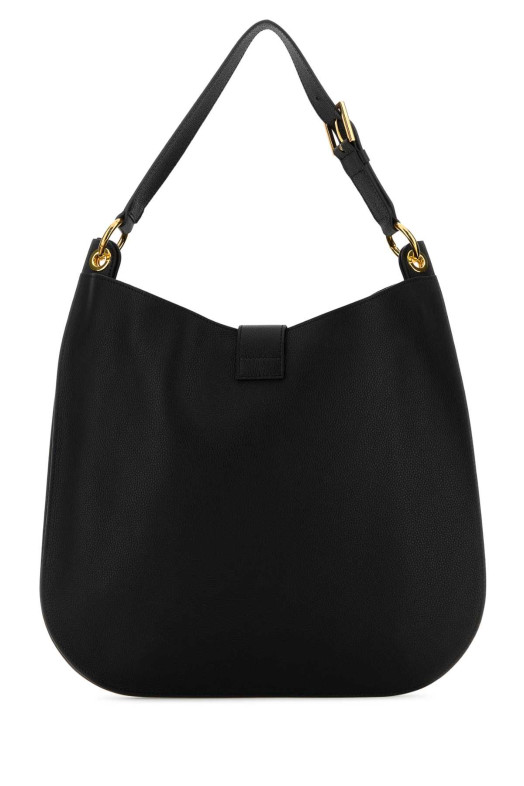 Black leather shoulder bag TOM FORD (L1755LCL095G)