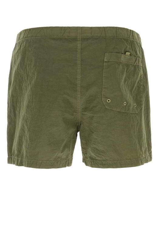 Army green nylon swimming shorts STONE ISLAND (L1S15B100003S0043)