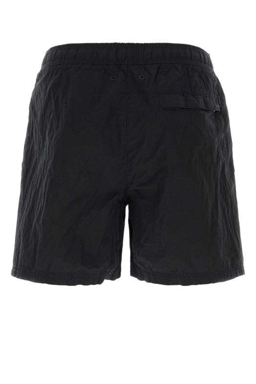 Midnight blue nylon swimming shorts Black STONE ISLAND (L1S15B100004S0043)