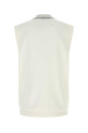 Белый хлопковый жилет BRUNELLO CUCINELLI (M29203607F)