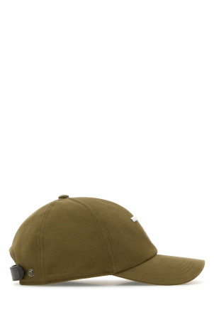 Army green cotton baseball cap TOM FORD (MH005TCN061G)