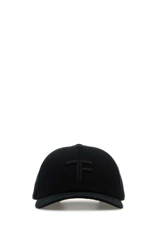 Black cotton baseball cap TOM FORD (MH005TCN061G)